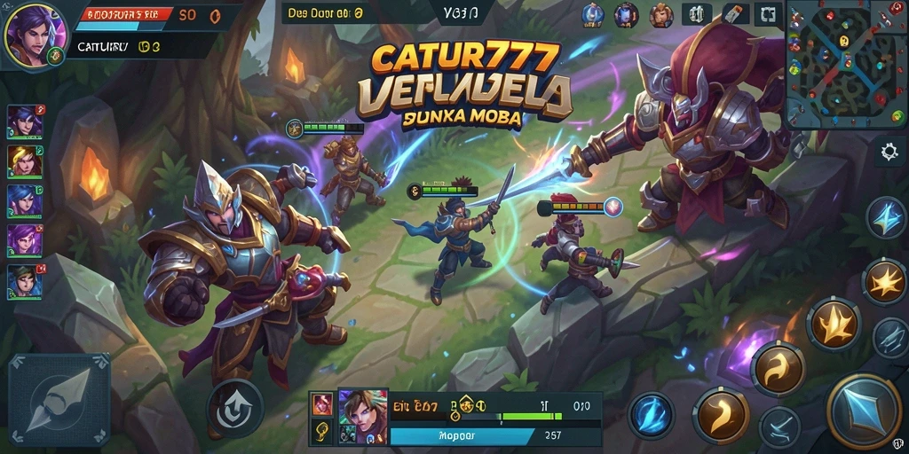 Tampilan menarik dari gameplay dinamis CATUR777