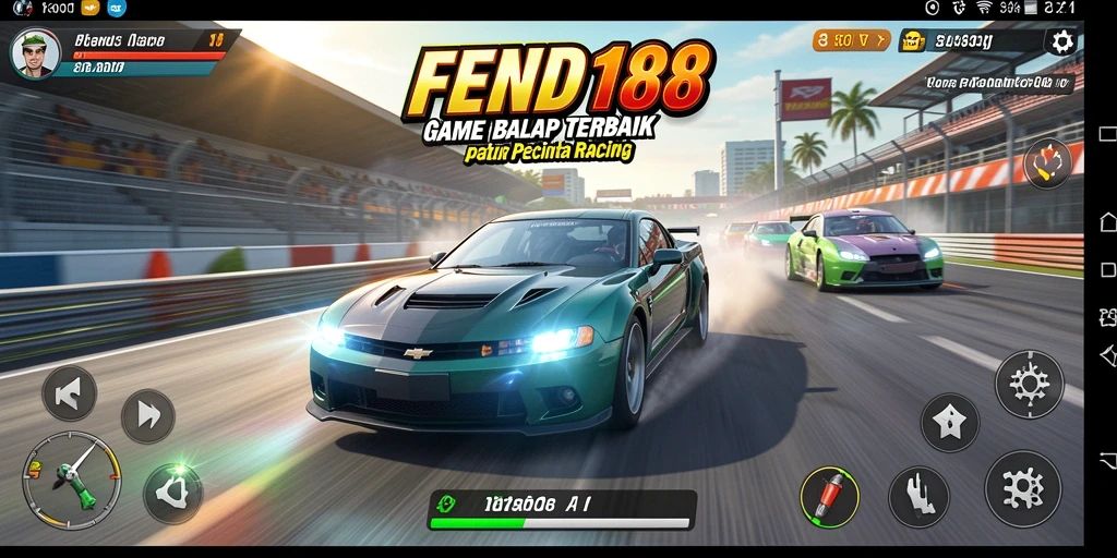 Gameplay balap seru dan penuh tantangan di FENDI188.
