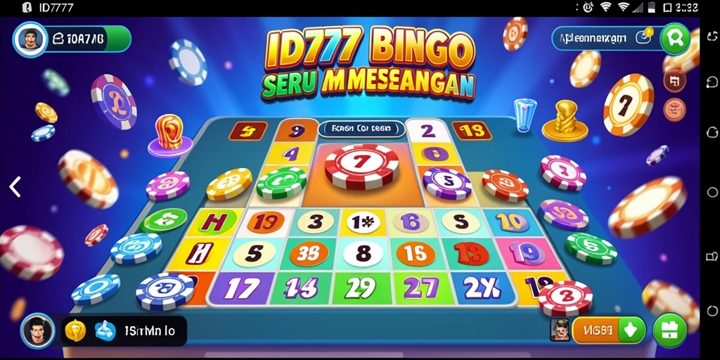 Screenshot ID777 menampilkan gameplay seru Bingo dengan grafis yang menarik.
