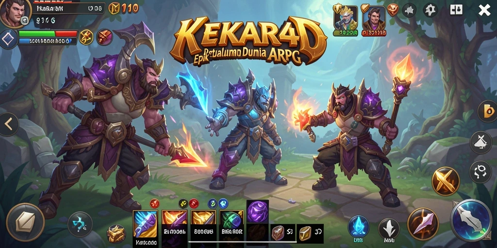 Tampilan gameplay seru dalam dunia fantastis KEKAR4D.