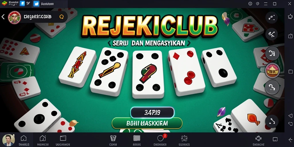 Screenshot bermain REJEKICLUB dengan grafik menarik dan gameplay seru.