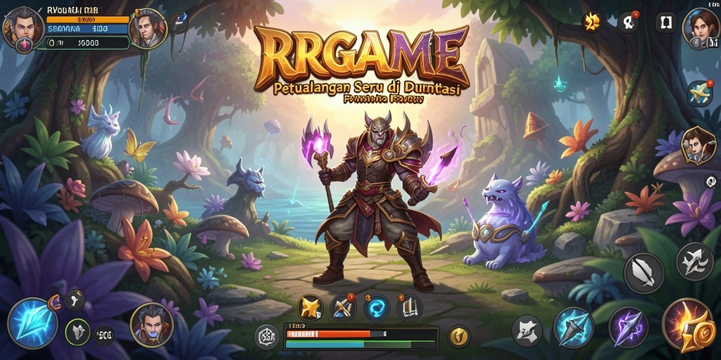 Tampilan gameplay RPGAME dengan dunia petualangan yang menakjubkan.