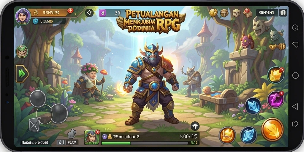 Tampilan gameplay RSNVIP8 yang epik dalam dunia RPG.