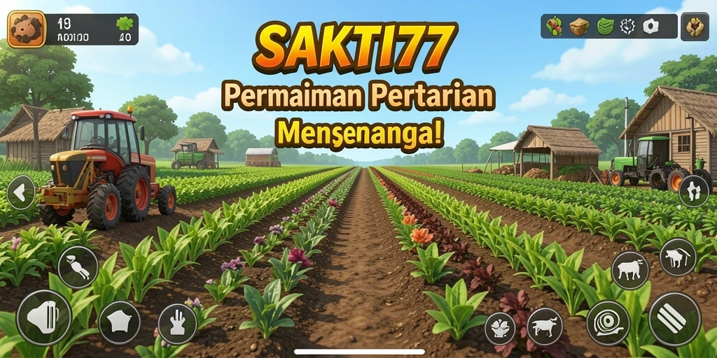 Gameplay pertanian yang seru dan menarik di SAKTI77.