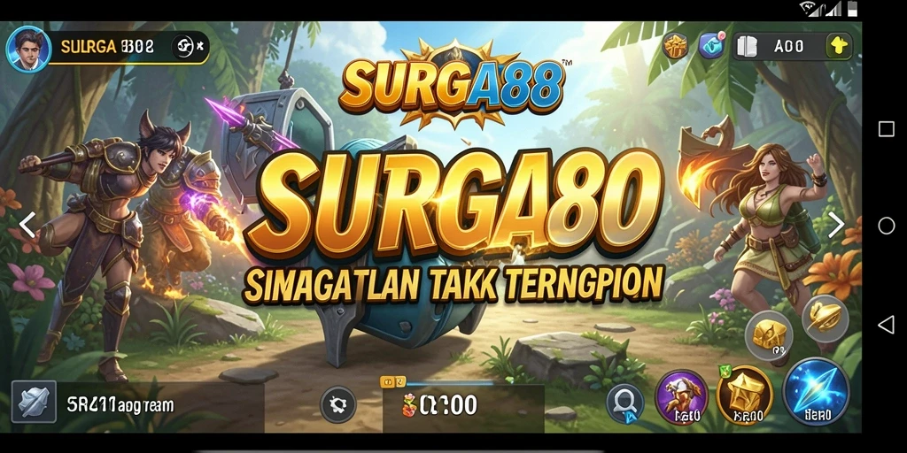 Tampilan gameplay menarik dari SURGA88 yang menampilkan kegiatan interaktif.