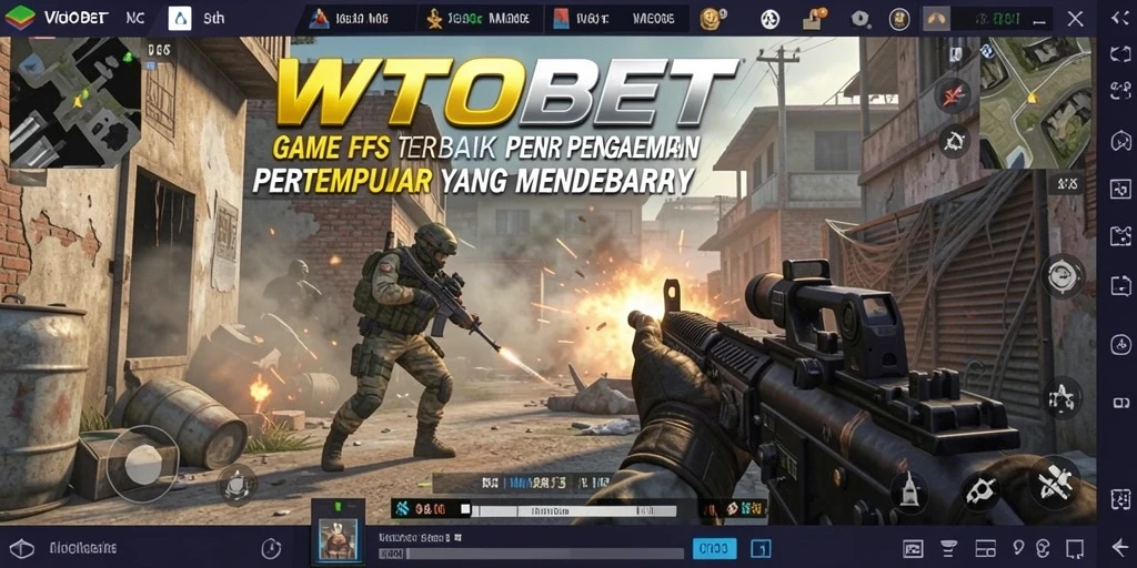 Screenshot gameplay <strong>WTOBET</strong> menampilkan aksi penuh ketegangan di medan perang.