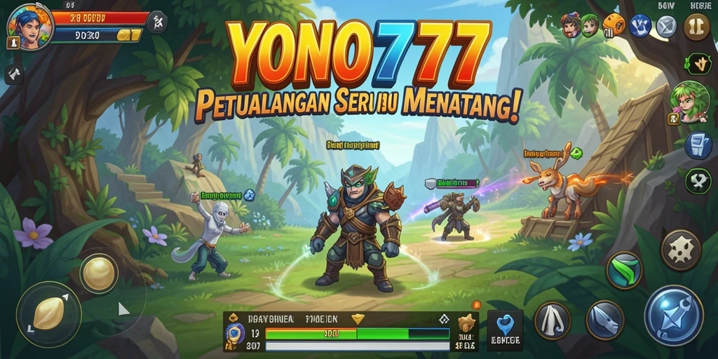 Tampilan gameplay YONO777 yang menampilkan petualangan seru dan grafis menakjubkan.