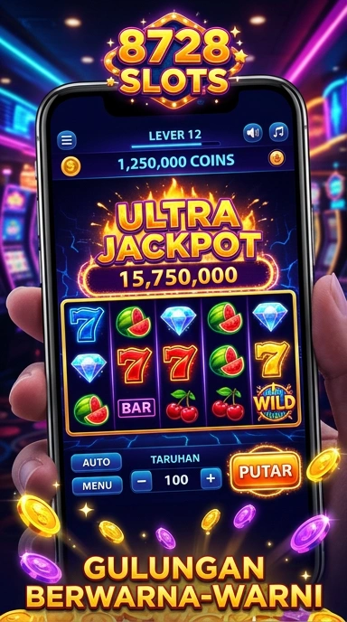 Tampilan antarmuka pengguna 8728slots yang sederhana dan intuitif.
