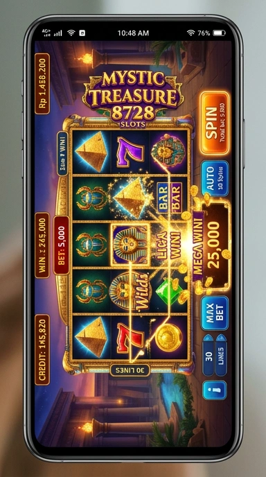 Screenshot aplikasi 8728slots yang menunjukkan katalog aplikasi yang beragam.